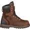 Georgia Boot Brookville, Men's Waterproof Work Boot, 9.5 M, Leather, 8 in Height, Dark Brown G9134 - alternate 7